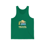 Travel Is Therapy - Unisex Jersey Tank