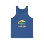 Travel Is Therapy - Unisex Jersey Tank