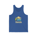 Travel Is Therapy - Unisex Jersey Tank