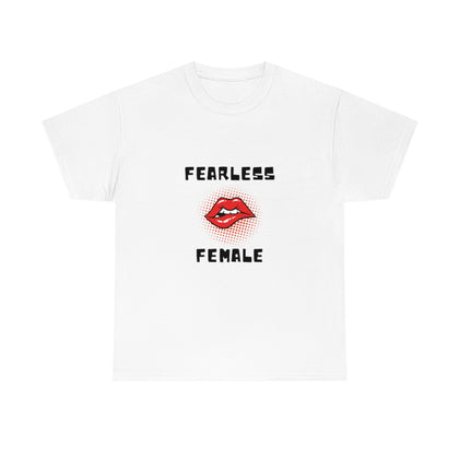 Fearless Female (Lips) - Women's Heavy Cotton Tee