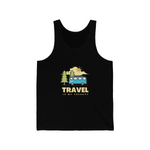 Travel Is Therapy - Unisex Jersey Tank