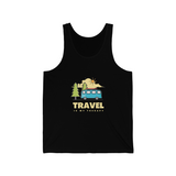 Travel Is Therapy - Unisex Jersey Tank