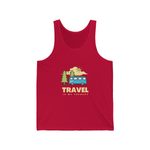 Travel Is Therapy - Unisex Jersey Tank