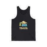 Travel Is Therapy - Unisex Jersey Tank