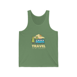 Travel Is Therapy - Unisex Jersey Tank